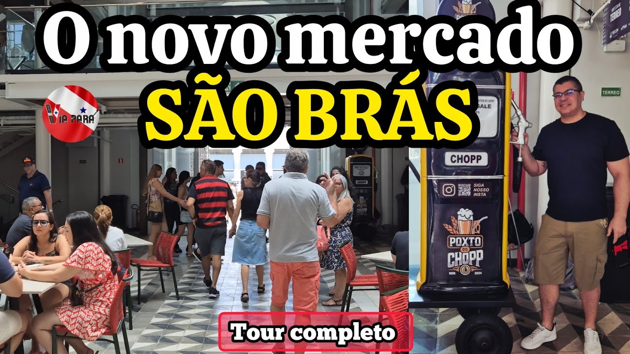 ESPETÁCULO:  O NOVO MERCADO DE SÃO BRÁS.