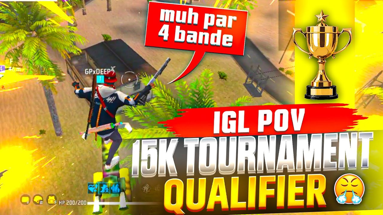15K Qualifier 🏆 Tournament 😯 Under Pressure 💀 | IGL Calls That Saved Our Tournament 🔥