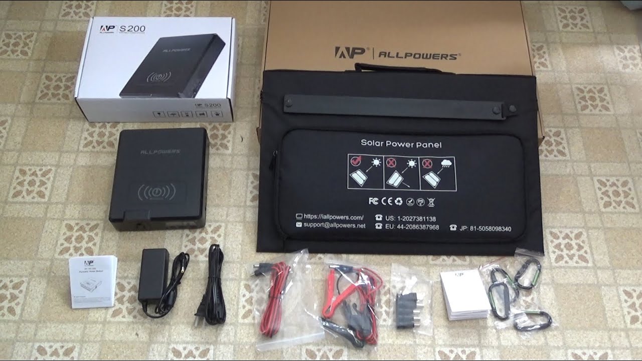 Allpowers S200 Portable Power Station & Solar Panel Review