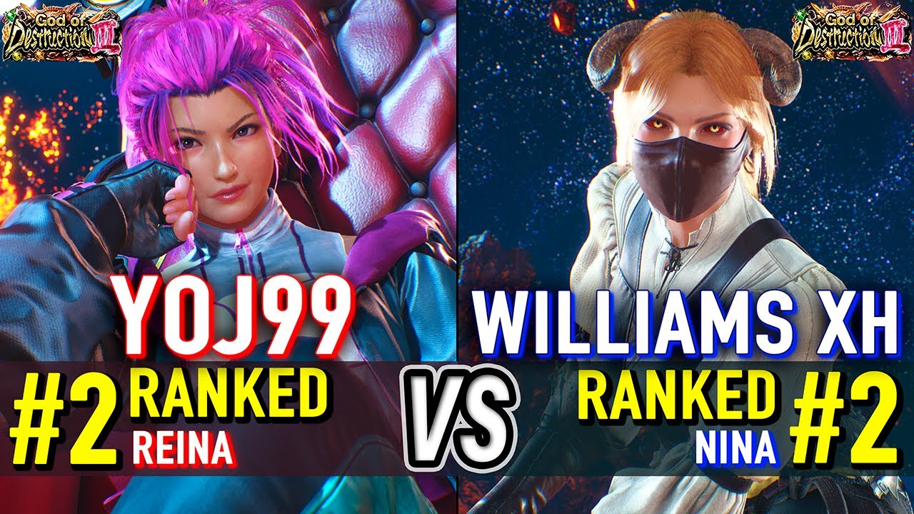T8 🔥 YOJ99 (#2 Ranked Reina) vs WILLIAMS XH (#2 Ranked Nina) 🔥 Tekken 8 High Level Gameplay