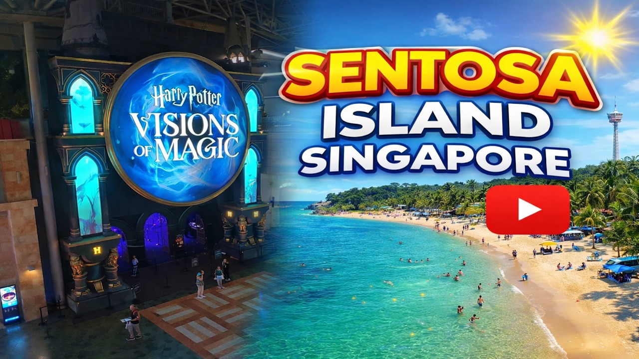 Исследуем остров Сентоза | Лучшее место для развлечений в Сингапуре!