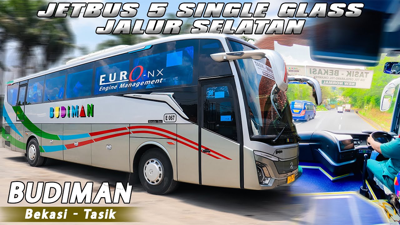 Sensasi Perjalanan Jalur Selatan dengan Single Glass! Trip Bus Budiman Bekasi - Tasik E 067