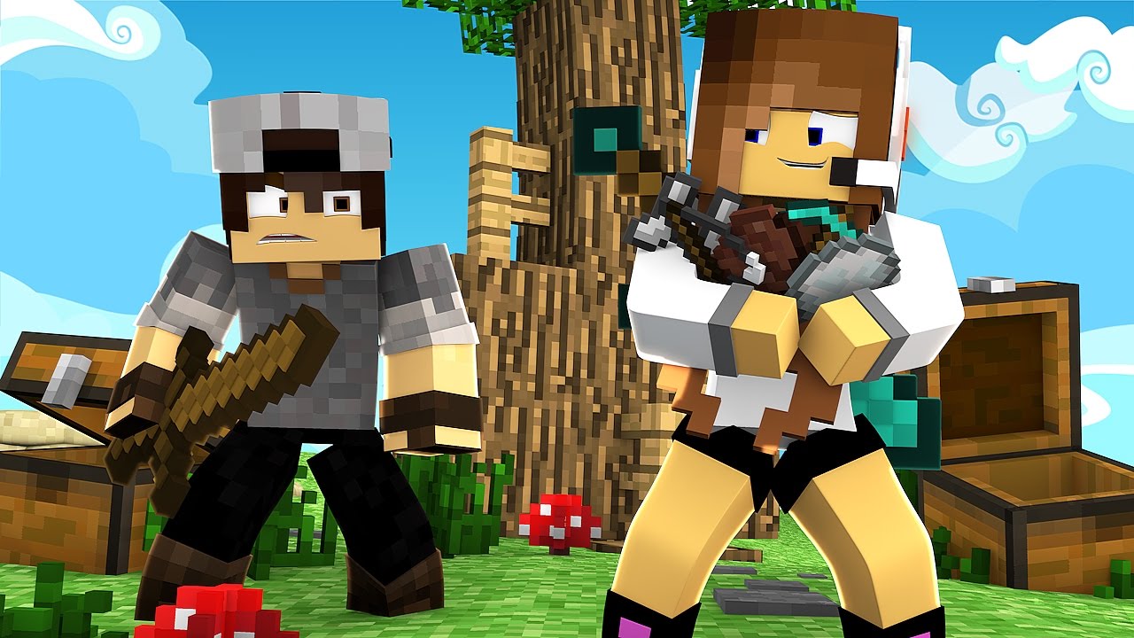 Minecraft: SKYWARS - ROUBANDO TODOS OS ITENS!