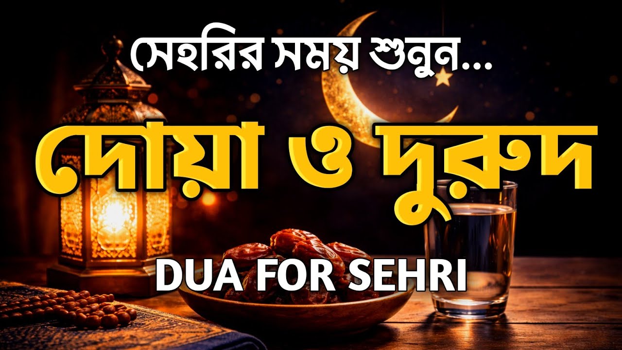 ( সেহরির আগে ও পরে শুনুন ) ক্ষমা প্রাপ্তির জন্য শুনুন।  DUA FOR RAMADAN 2026 BY ALAA AQEL