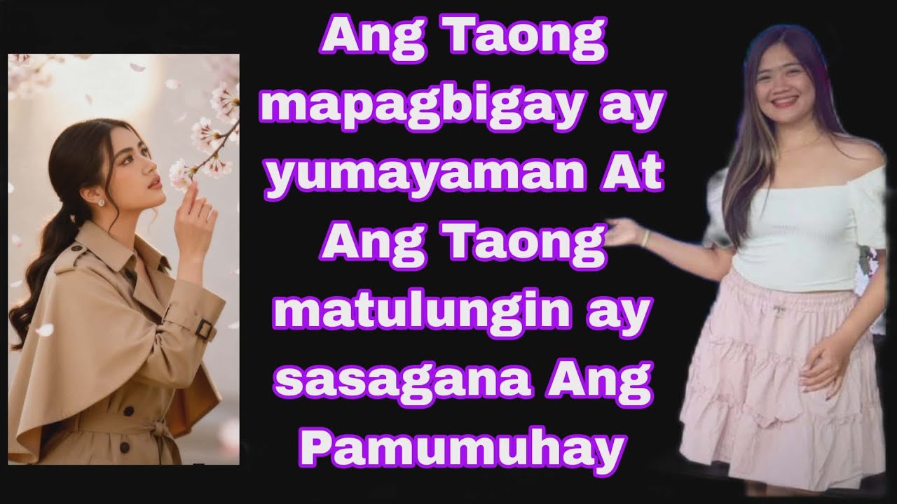 Mhay Vlogs is live!ANG TAONG MAPAGBIGAY AY YUMAYAMAN at Ang TAONG Matulungin Ssagana Ang Pammuhay