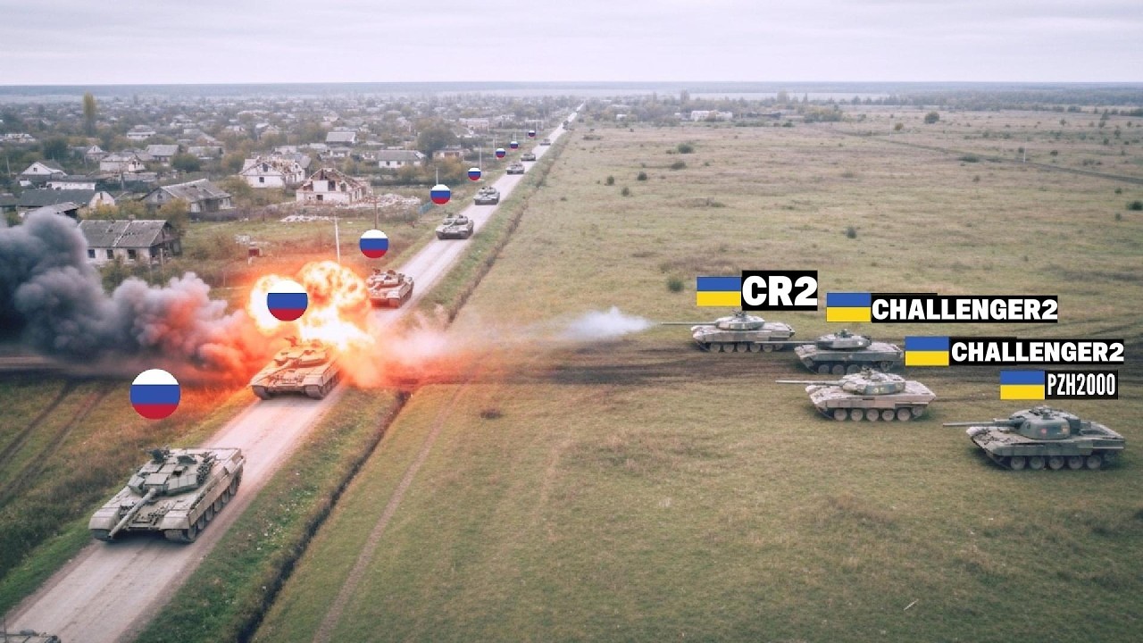 Uk Challenger tanks are Obliterating Russian tanks