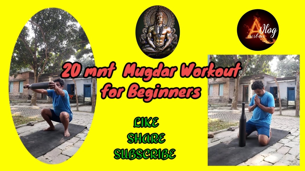 20 mnt Mudgar Workouts for Beginners | Home Workout | Mugdar Exercise | Fullbody Workouts |Clubbells