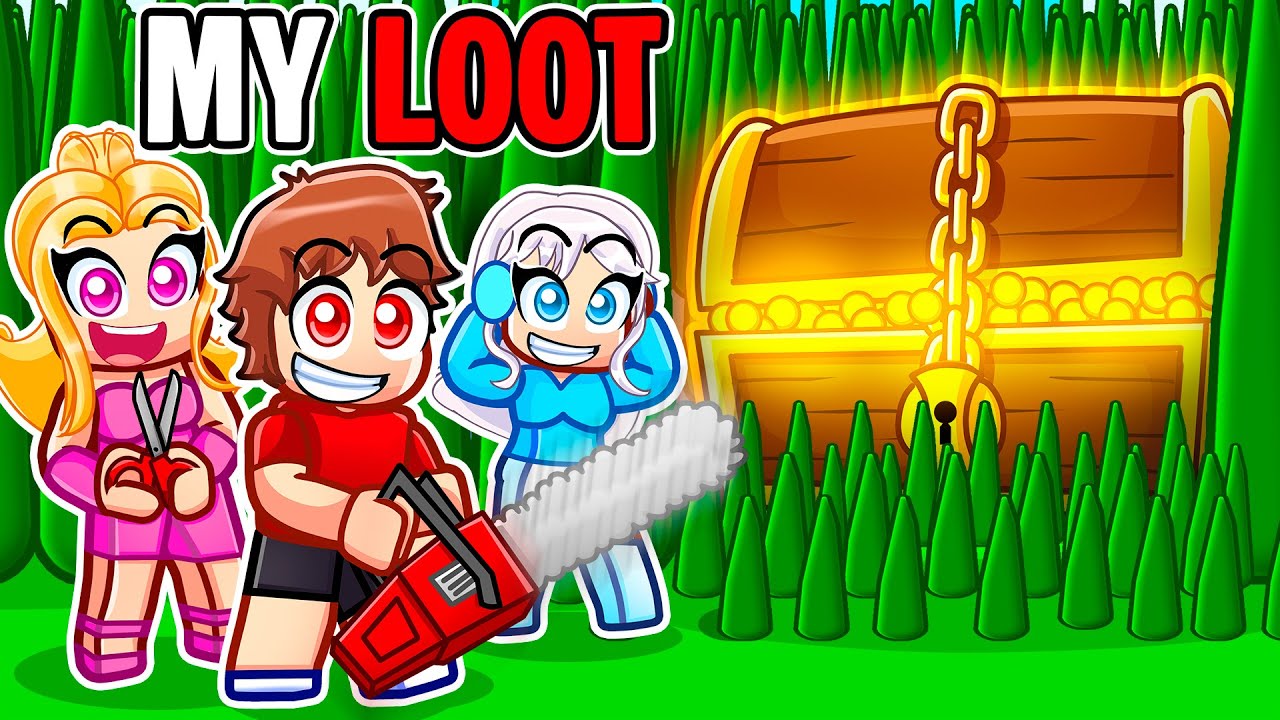 Techy играет в Cut The Grass в Roblox с моими сумасшедшими фанатками...