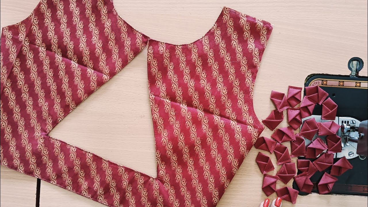 Boat neck blouse Ki latest design cutting and stitching ll Blouse Designs Back Neck design boat neck