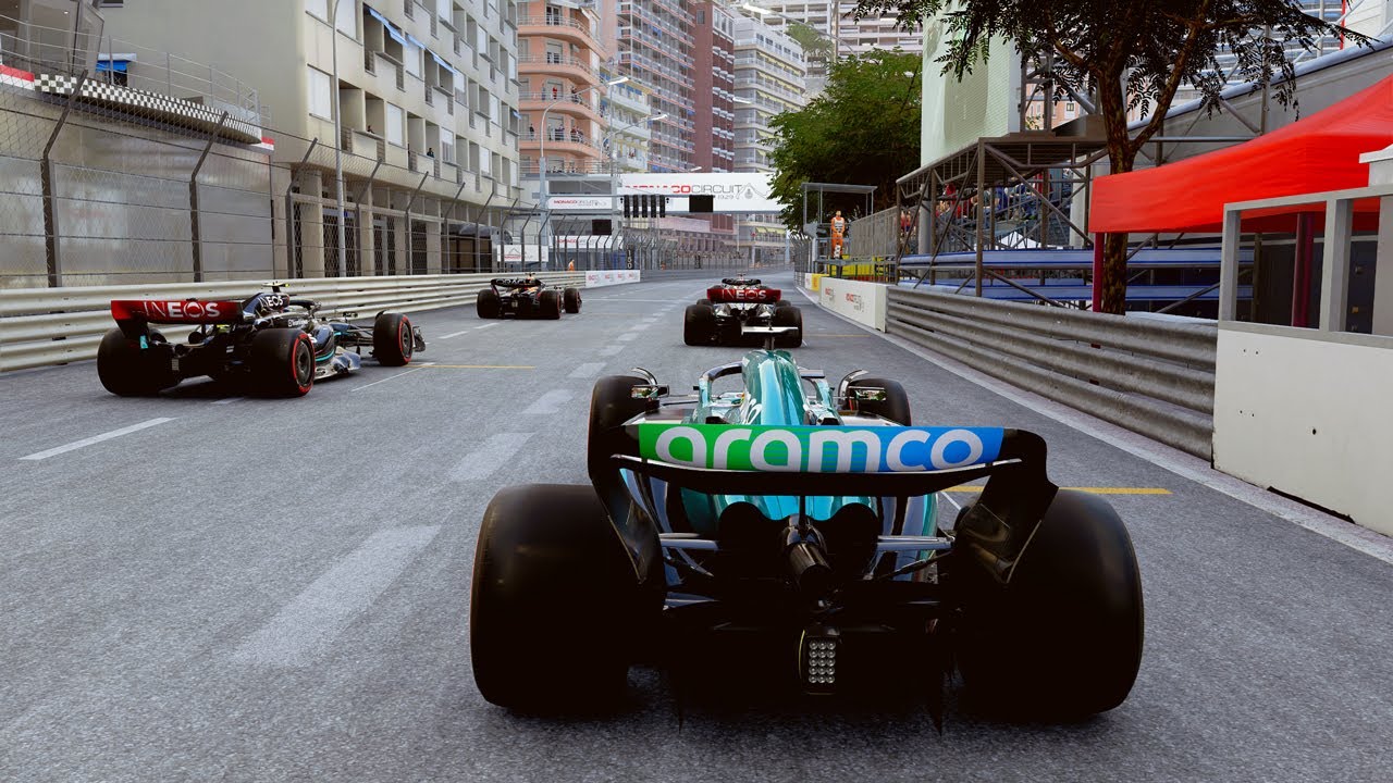 F1 2023 Gameplay Monaco Grand Prix - Fernando Alonso with Logitech G29
