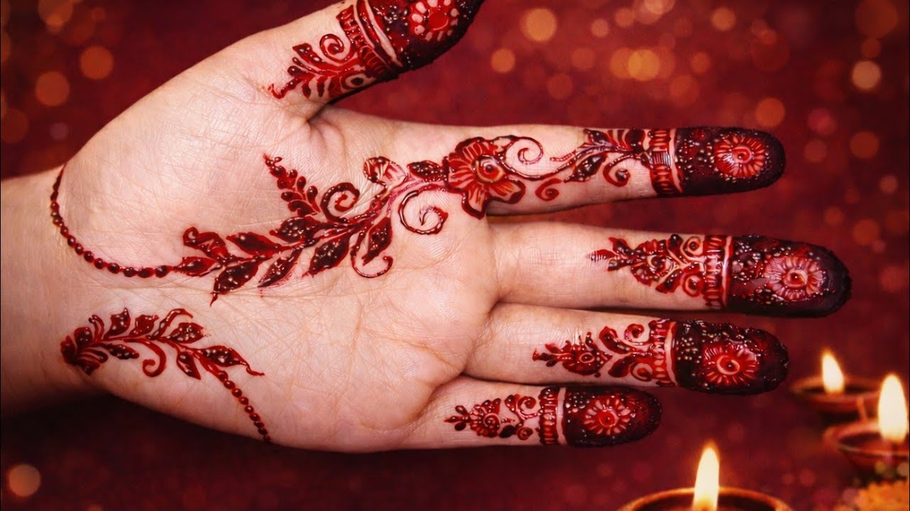New eid special minimal mehndi design 2026| very simple unic style mehndi design🌸easy mehndi designs