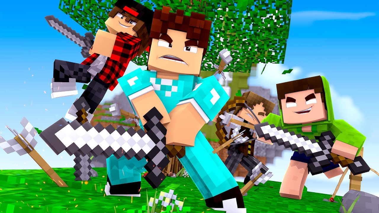 TODOS CONTRA O BAIXAMEMORIA !! - Minecraft (BEDWARS)