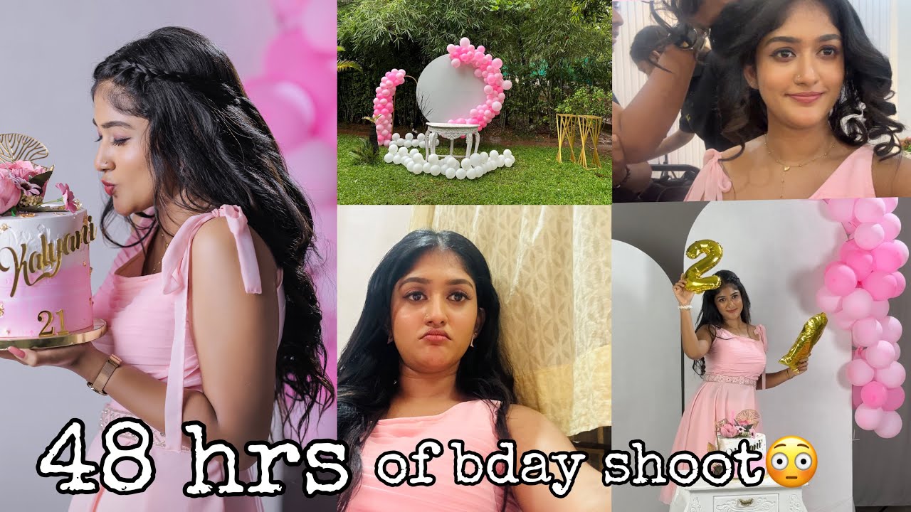 മഴ ചതിച്ചതാ Gooys🌧️😫| 48 hours of bday shoot |BTS| #bday #shoot #trend #birthday #kalyani333