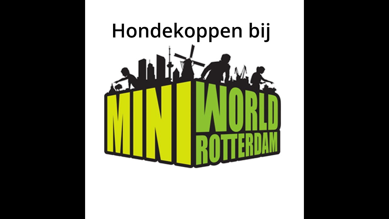 Hondekoppen bij Miniworld Rotterdam