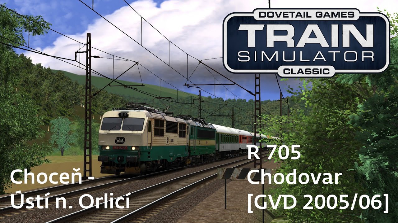 R 705 Chodovar I Choceň - Ústí nad Orlicí I Train Simulator Classic