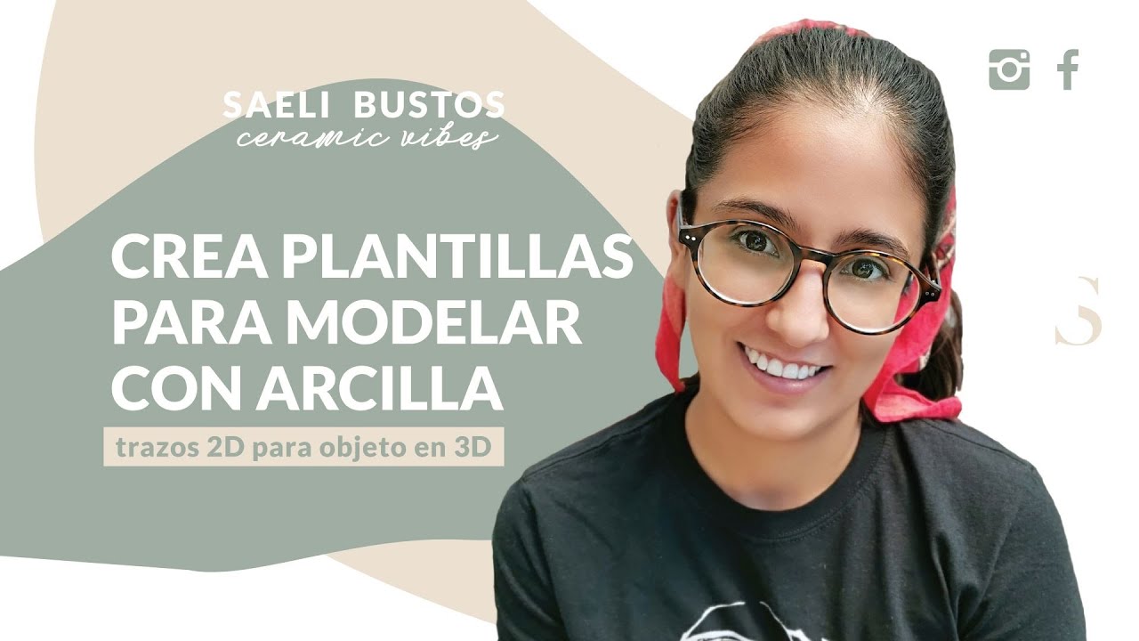 Crea plantillas para modelar con arcilla - Taller de Cerámica con Saeli Bustos