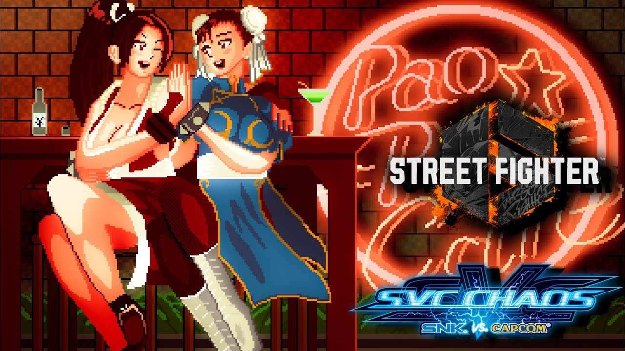 Chun Li/Mai Shiranui tribute mashup- Street Fighter 6/SvC Chaos Playthrough: (A.I. English Dubbed)