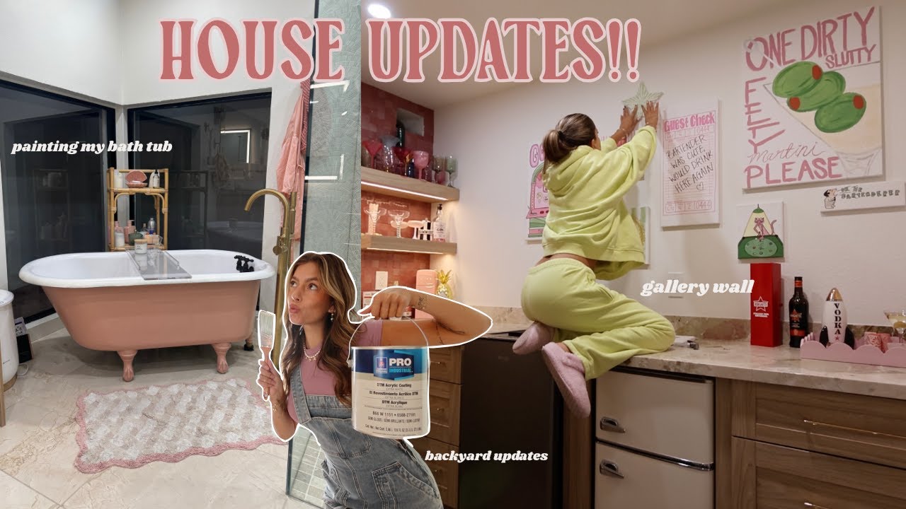 HOUSE UPDATES// vlog + HUGE HAUL!!