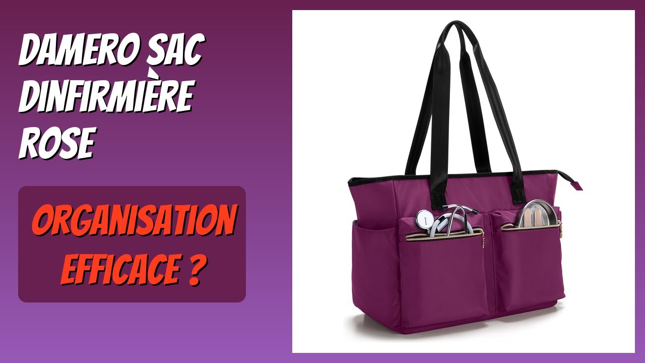 AVIS (2026) : Damero Sac dinfirmière Rose. DÉTAILS