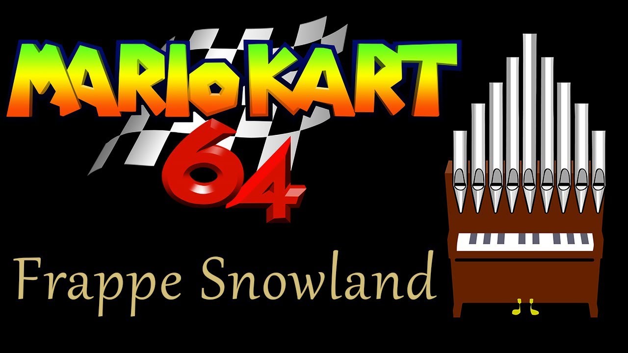 Frappe Snowland Mario Kart 64 Organ Cover