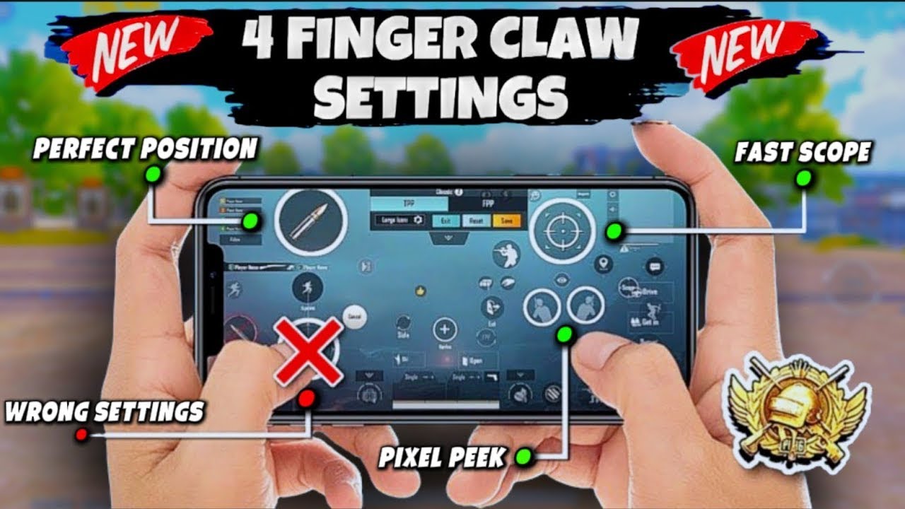 The Best 4 Finger Claw Control Setting | BGMI & PUBG MOBILE