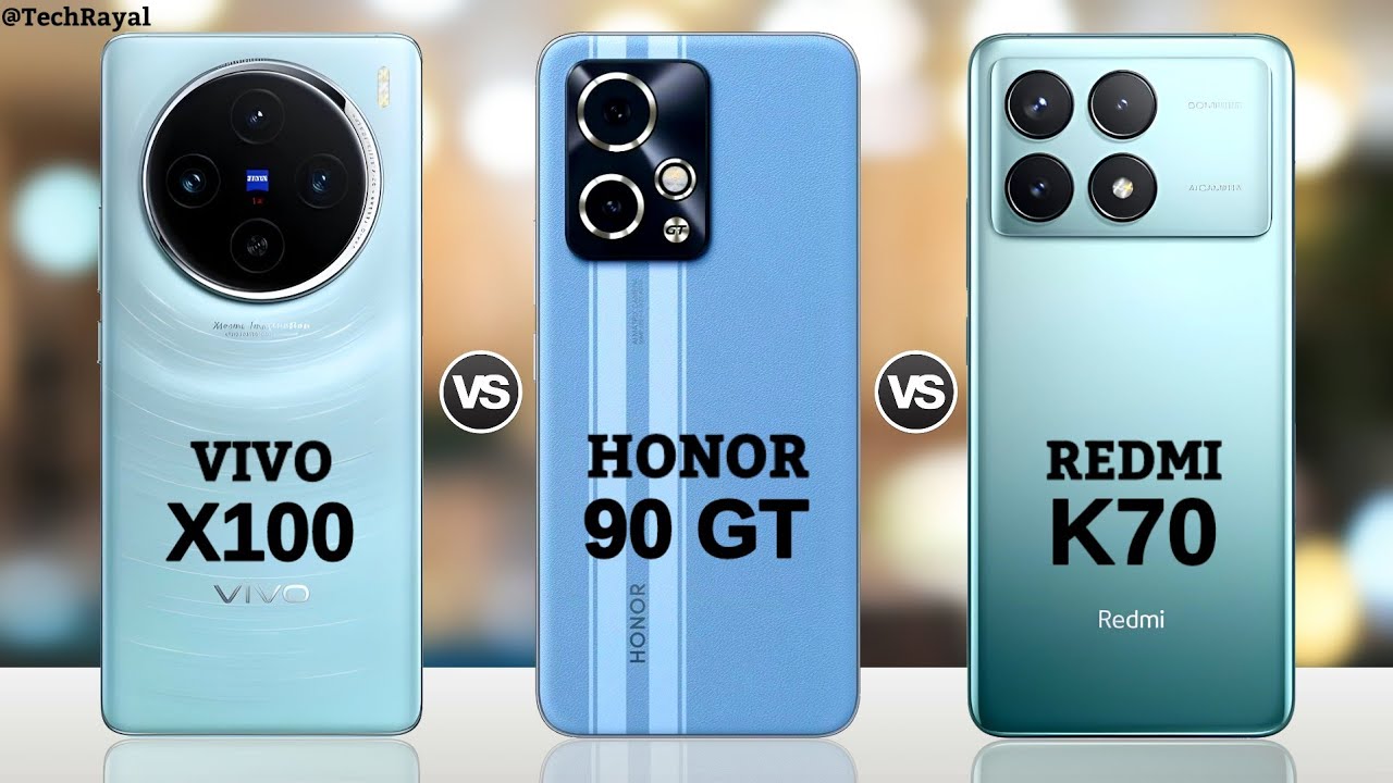 Vivo X100 vs Honor 90 GT vs Redmi K70 || Price | Full Comparison