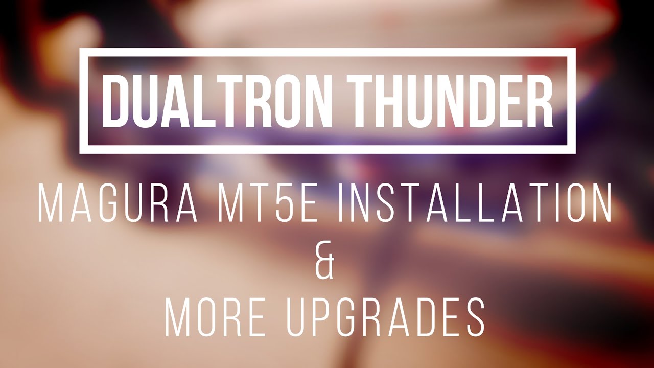 Dualtron Thunder MAGURA MT5e Installation & More Upgrades