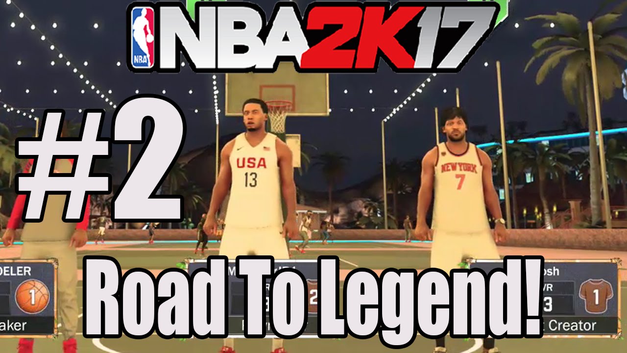 NBA 2K17 - MyPark - Road To Legend #2 W/ TrophyHuntersGaming
