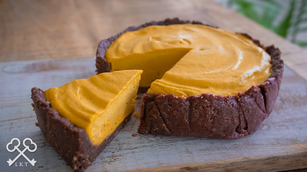 No-Bake Pumpkin Cheesecake | Gluten Free Vegan Desserts