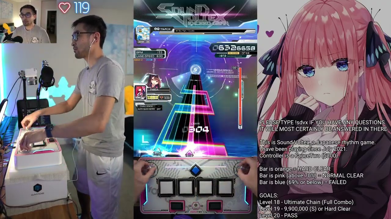 【SDVX EG コナステ】 Sky High [MXM] S (Hand Shot)