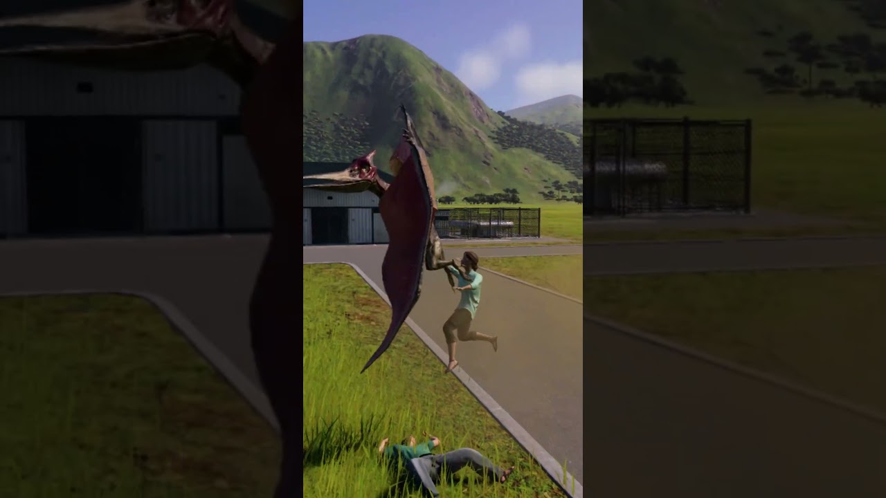 Pteranodon Helps People Skydive! 🦖🪂😂 #dinosaur #pterosaur #pteranodon #jwe2 #shorts #fypシ゚viral