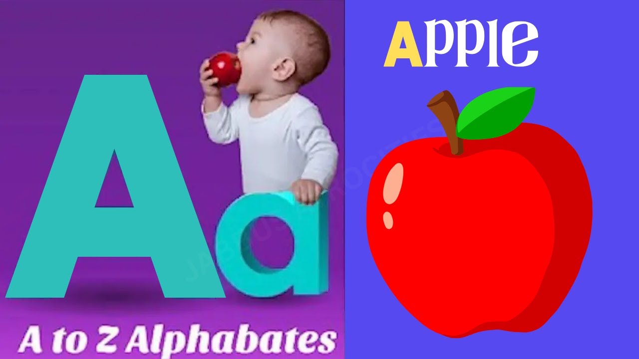 A for Apple B for Ball | Alphabets phonics song for toddlers |one two three numbers| #phonics   960