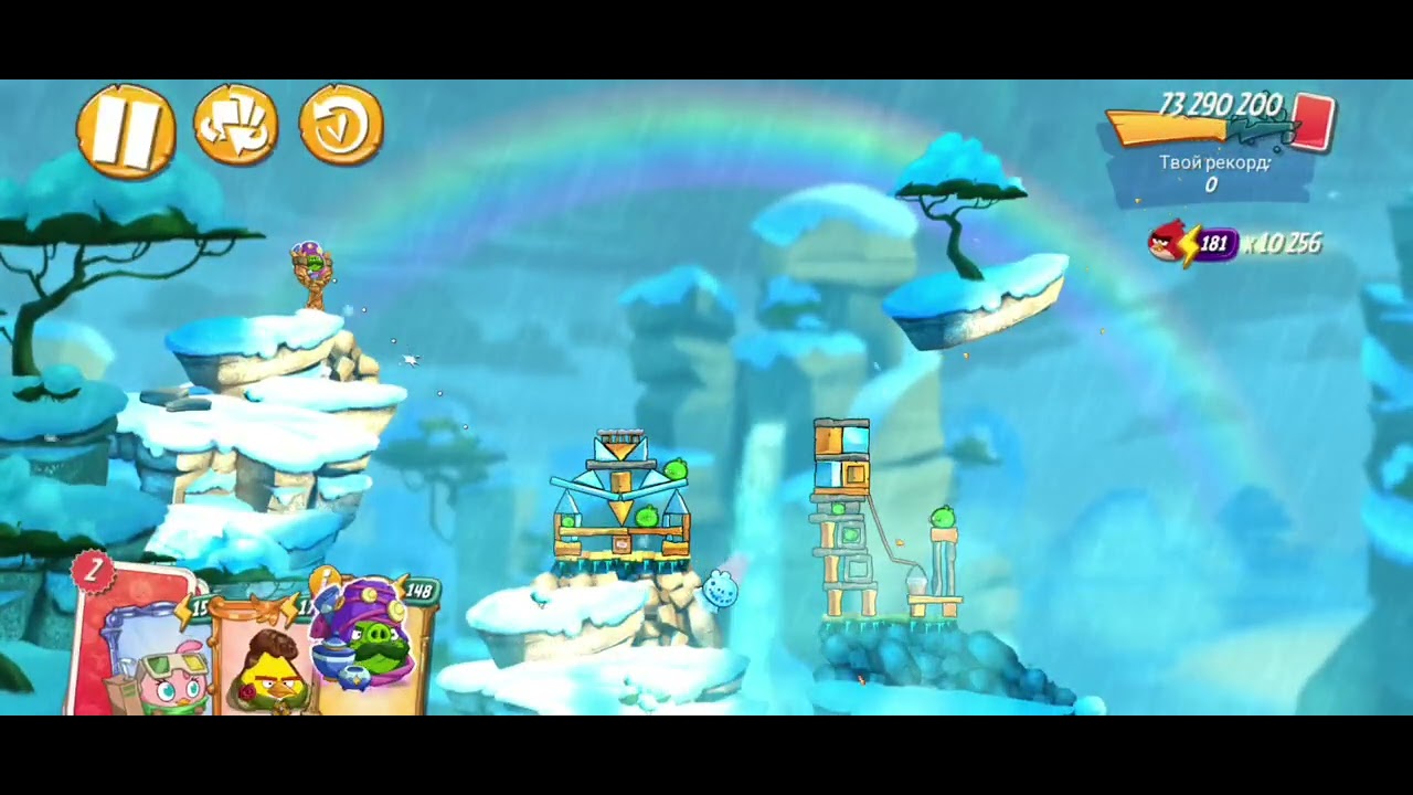 AngryBirds2: battle of clans / битва кланов с Акулой 14.02.2026 #angrybirds2 #games #gameplay 