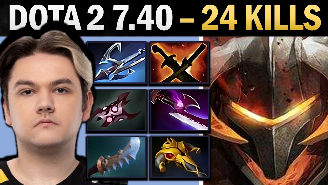 Chaos Knight Pro Carry with 24 Kills and Harpoon - Dota 2 Gameplay