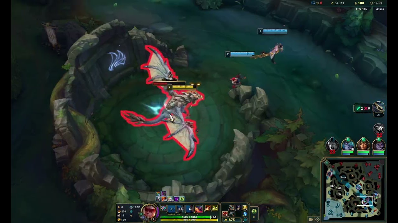 Lee sin vs Rengar 16.3