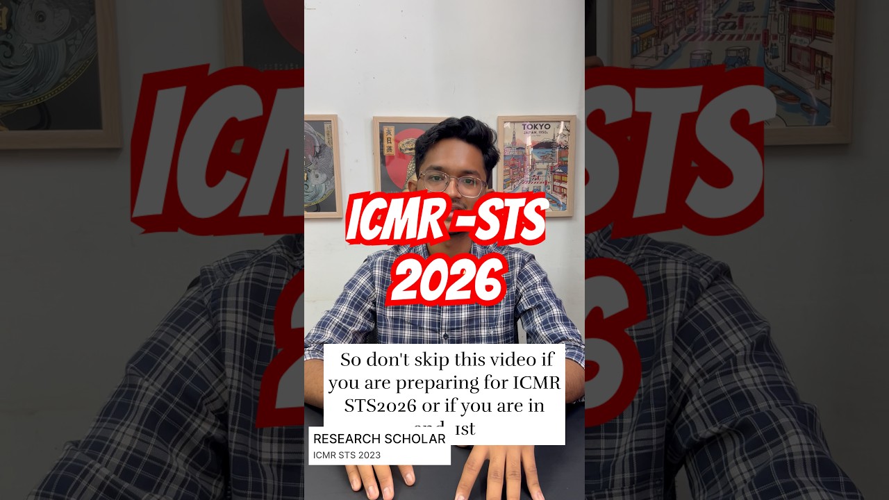 ICMR STS 2026 #shorts