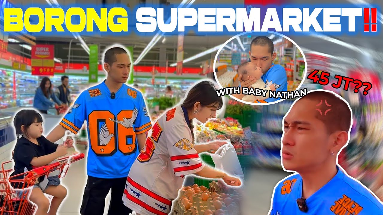 PALEKA JUNIOR IKUT BELANJA BULANAN‼️#PALEKAVLOG