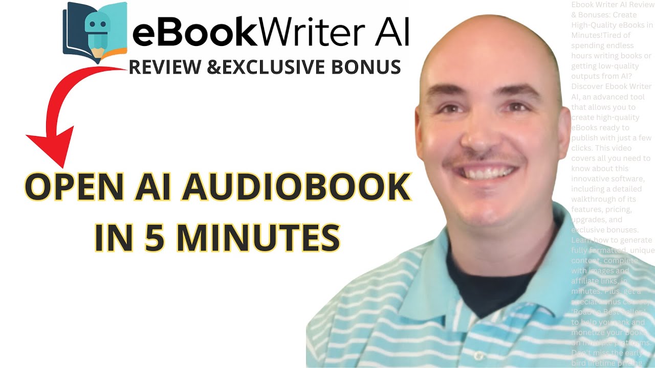 ebook writer ai  review audiobook created in 5 minutes for 2 dollars Bonus - open ai voices