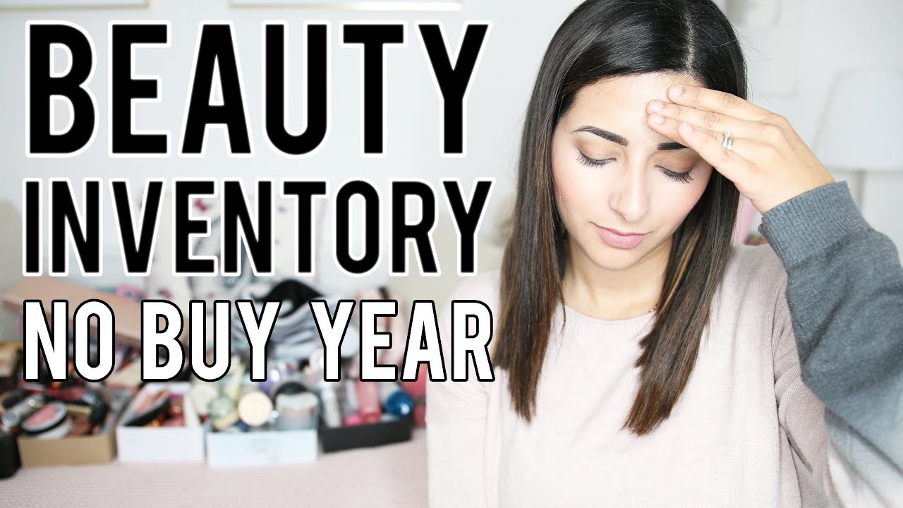 MY NO BUY YEAR INVENTORY | Beauty Products I'm Starting With | Ysis Lorenna