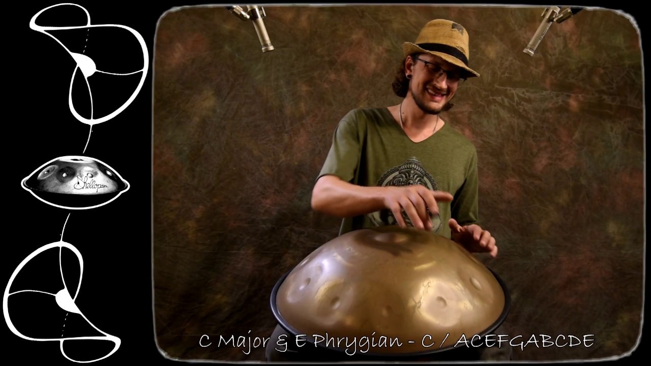 Shellopan - 12 handpan scales demoed by Daniel Waples