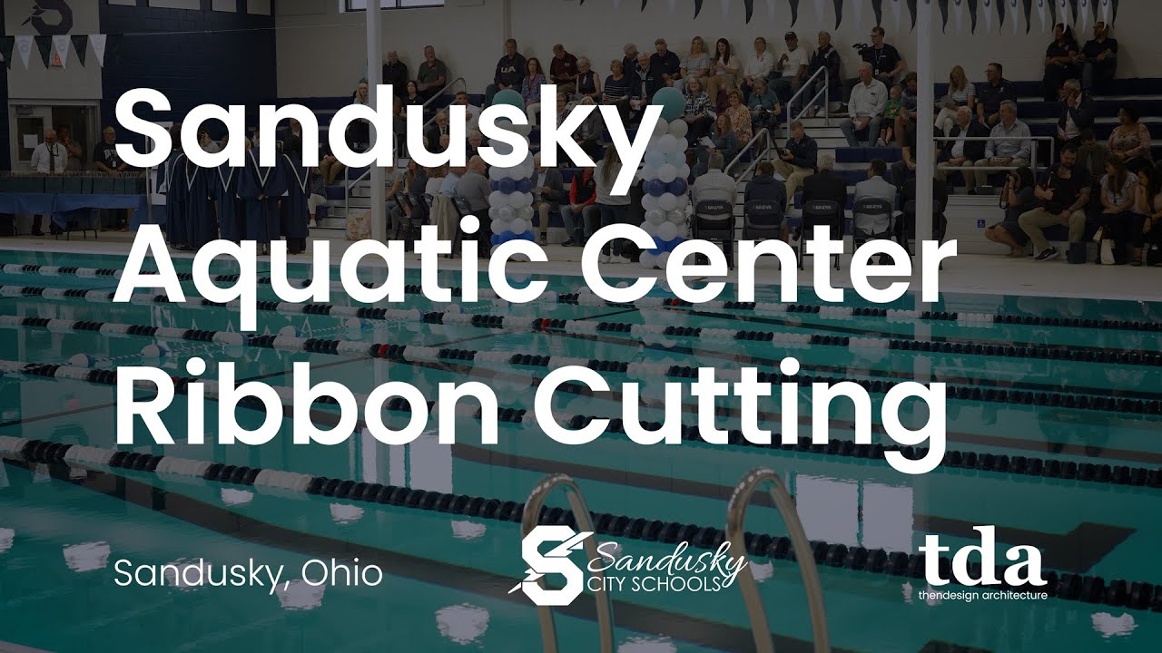 Sandusky Aquatic Center Ribbon Cutting