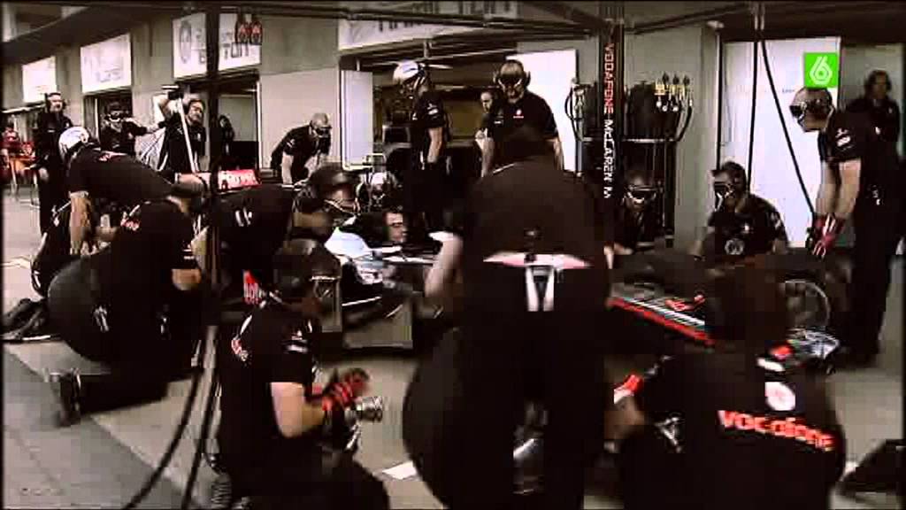 Pedro de la Rosa explica como son los pit stop de McLaren. (Previo F1 LaSexta GP Canadá)