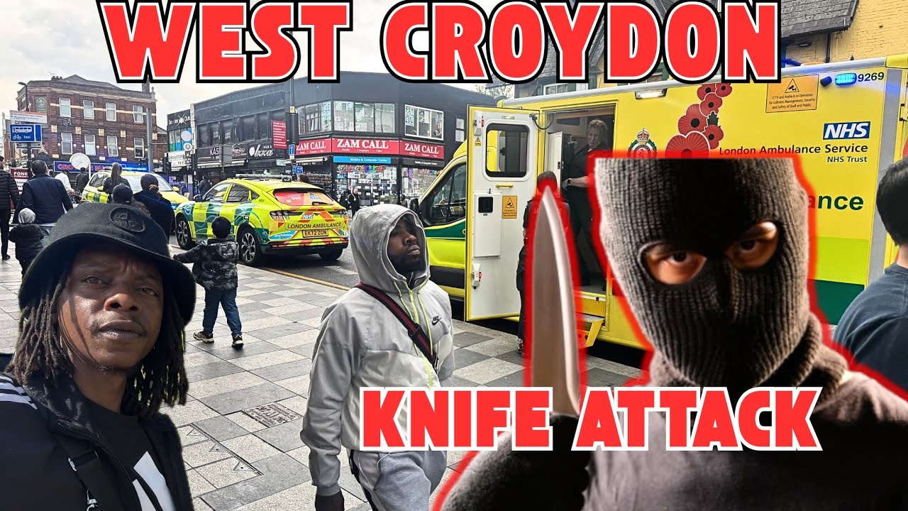 FIGHTING ENDS IN DANGEROUS KNIFE ATTACK TODAY IN CROYDON
