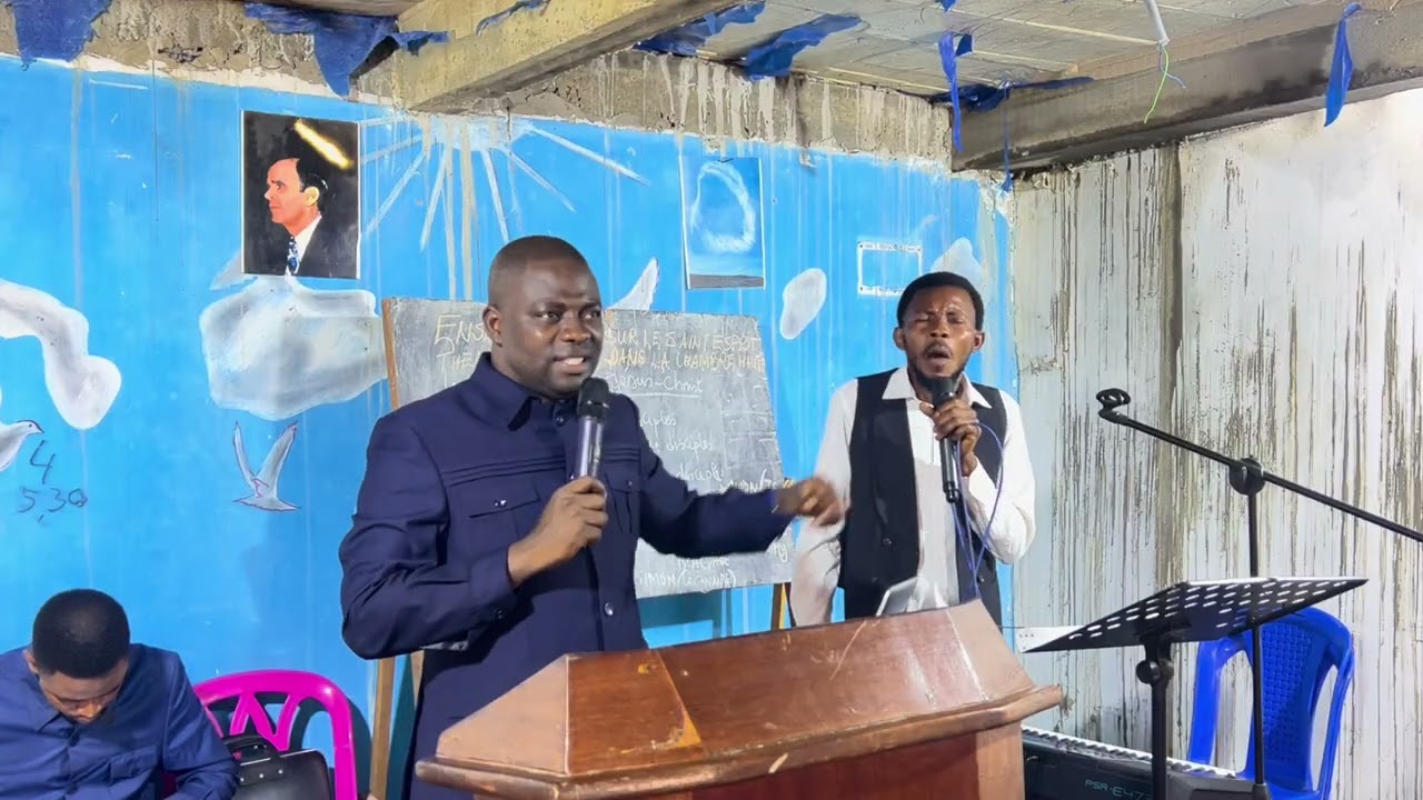 REV NEHEMI NGANDU AU TABERNACLE DU SURNATUREL KINSHASA CHEZ PASTEUR FAUSTIN BUKASA 