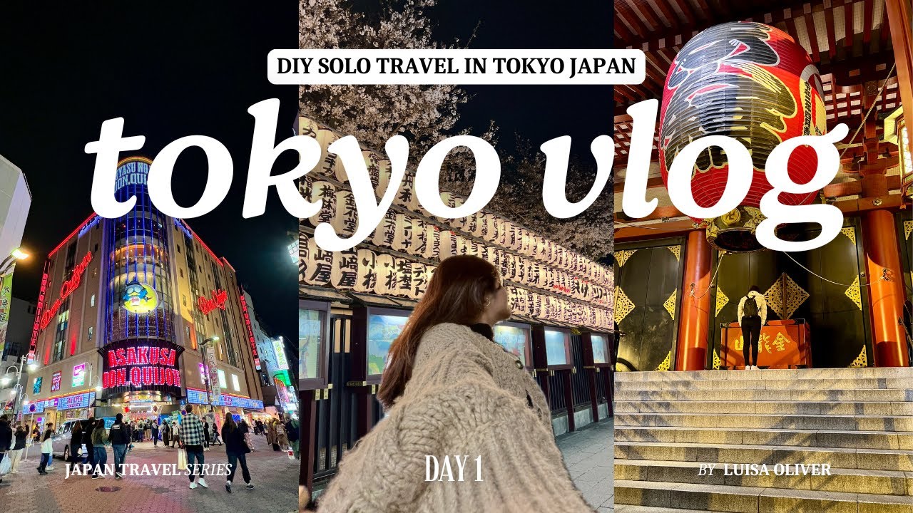 TOKYO VLOG 2025, 6D5N 🌸 Day 1 (DIY Solo Travel, Traveling to Tokyo, Room Tour, & Exploring Asakusa)