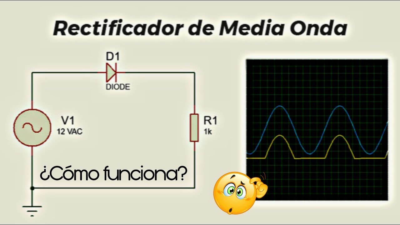 RECTIFICADOR DE MEDIA ONDA | EXPERIMENTOS CON EL OSCILOSCOPIO