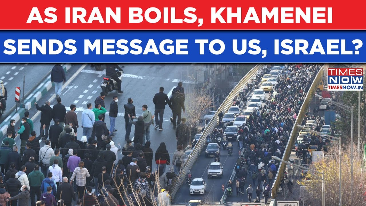 Iran On Edge: As Calls For End Regime Grows, Khamenei Plays Blame Game, Says US, Israel Guilty Of...