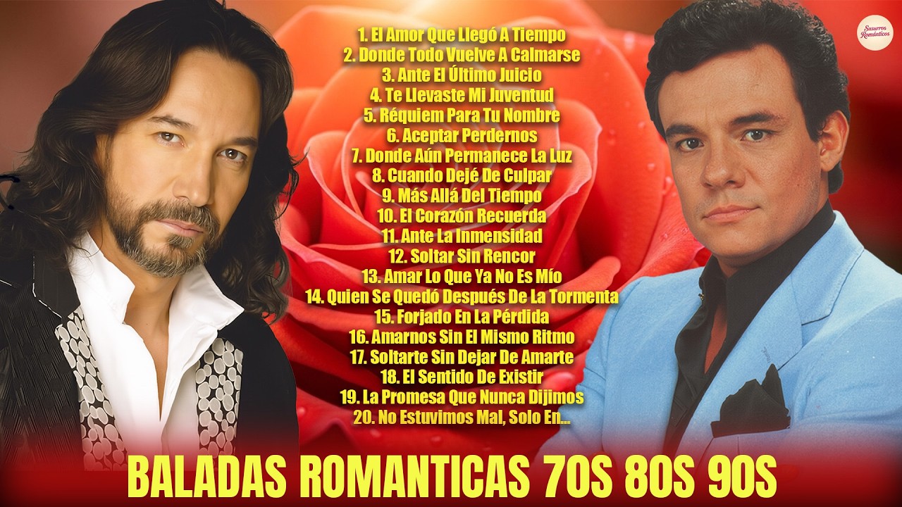 MARCO ANTONIO SOLÍS, JOSE JOSE, JOAN SEBASTIAN, CAMILO SESTO, ROCIO DURCAL, JUAN GABRIEL Y MAS