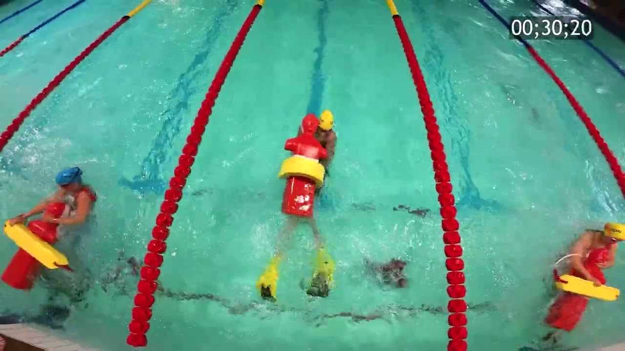 Ladies 100m Manikin Tow  | Lifesaving Sport | Strand | Cape Town | Rescue Sport Series