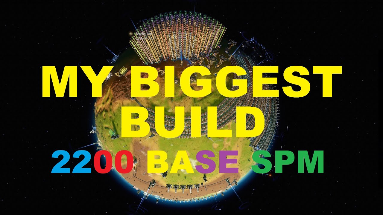 My BIGGEST Build Yet – 2000+ Science per Minute! | Dyson Sphere Program